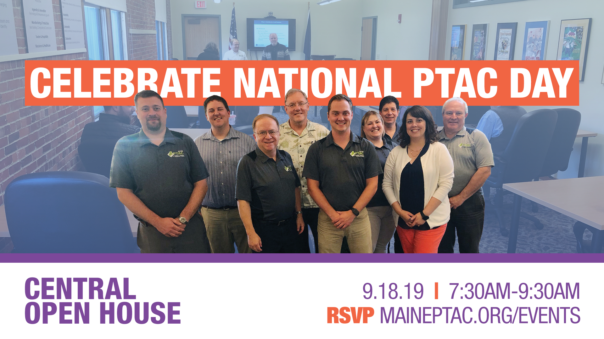 Maine PTAC team hosts central open house 9/18